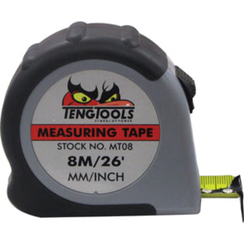 Teng 8m/26ft Measuring Tape mm/in