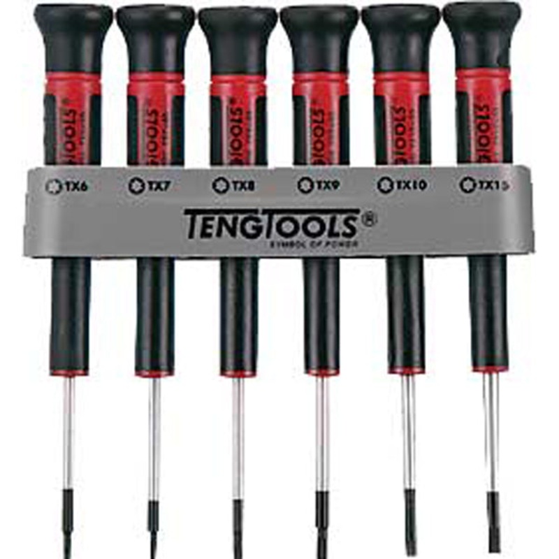 Teng 6pc MD Mini TX Screwdriver Set w/ Holder