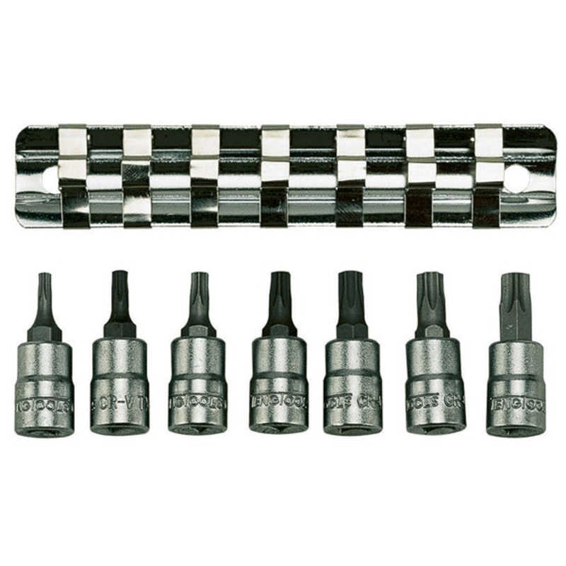 Teng 7pc 1/4in Dr. TX Bit Socket Set 10-40