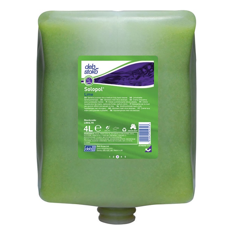 Deb|Stoko Solopol Lime – 4L Cartridge
