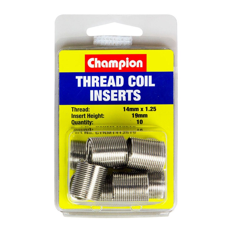 Champion M14 x 1.25 x 19mm Thread Insert Refills -10pk