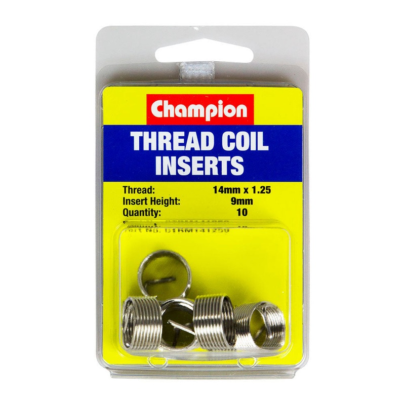 Champion M14 x 1.25 x 9mm Thread Insert Refills -10pk