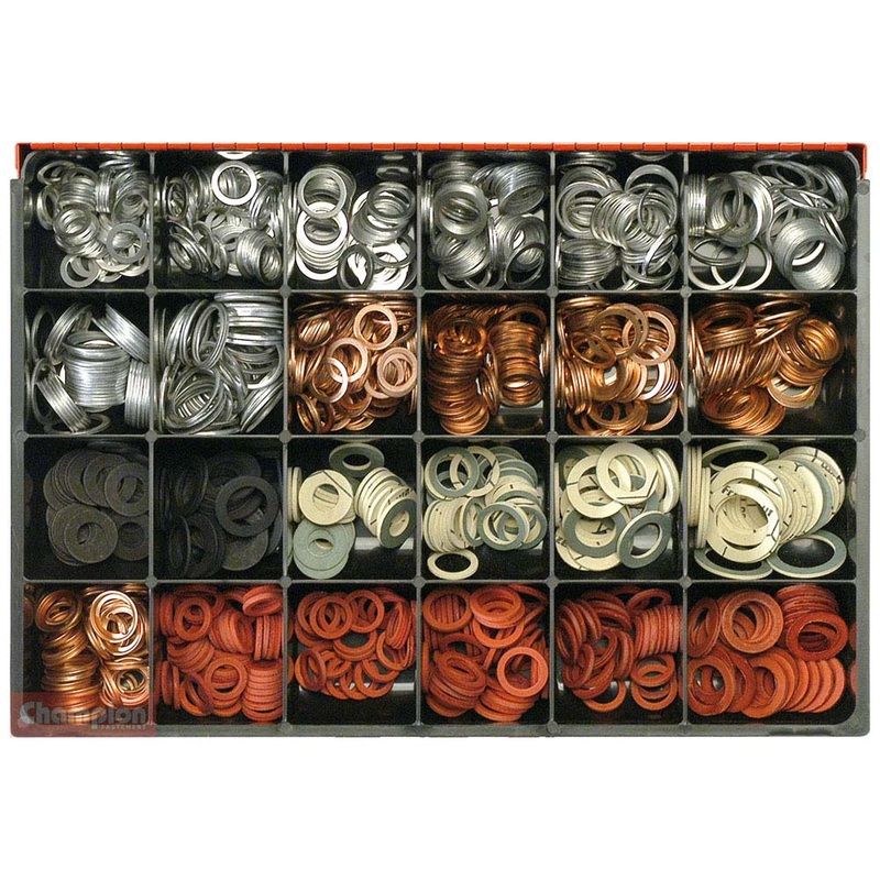 Champion Master Kit  1015pc Drain (Sump) Plug Washer Asst