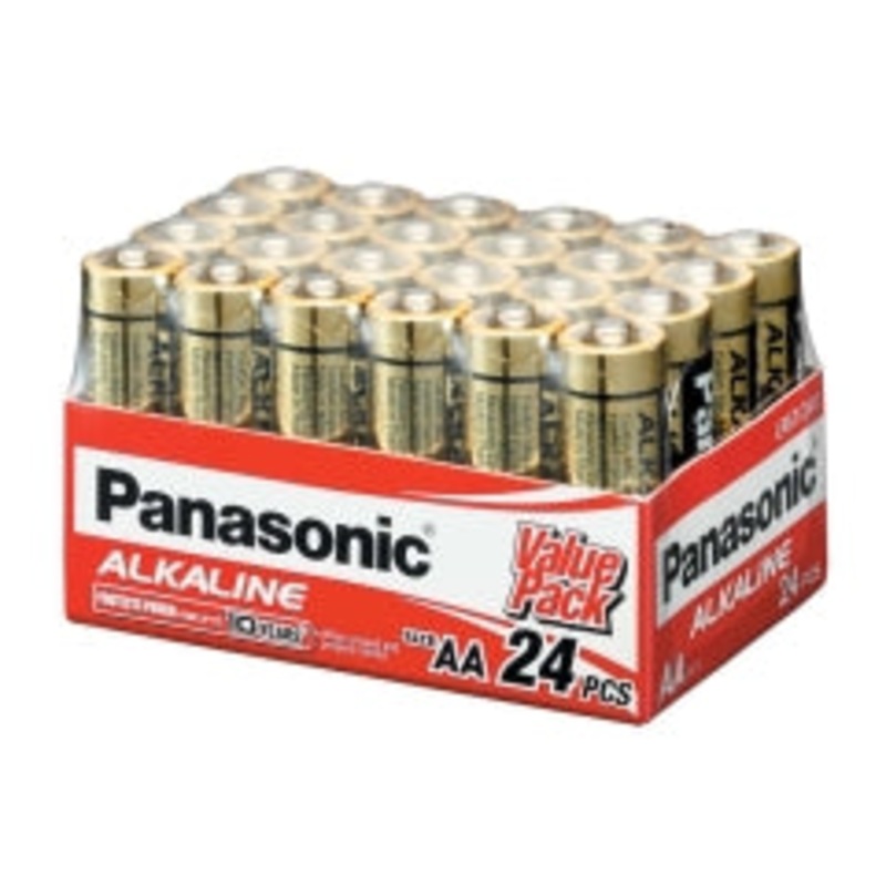 Panasonic AA Battery Alkaline (24pk)