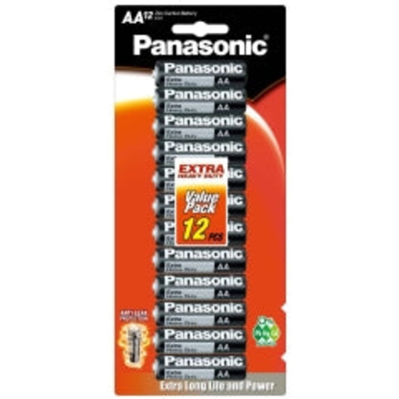 Panasonic AA Battery Extra Heavy Duty (12pk)