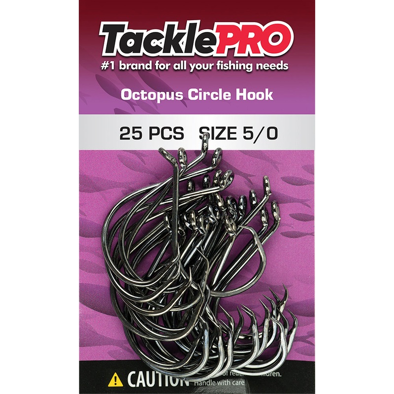 TacklePro Octopus Circle Hook 5/0 – 25pc