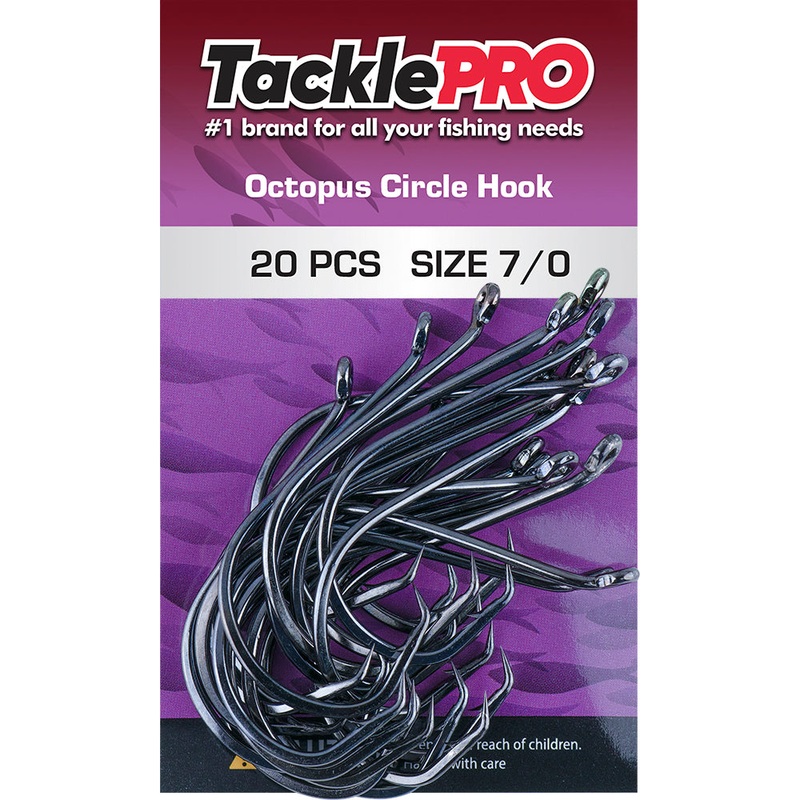 TacklePro Octopus Circle Hook 7/0 – 20pc