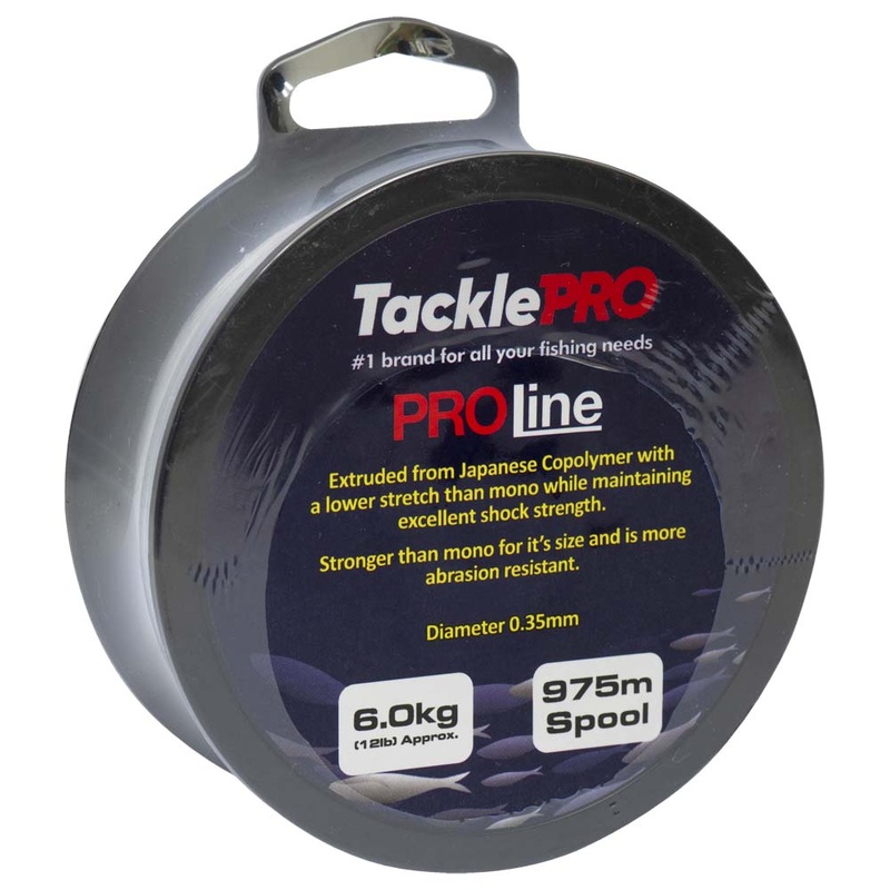TacklePro ProLine 6.0kg/12lb – 975m Spool