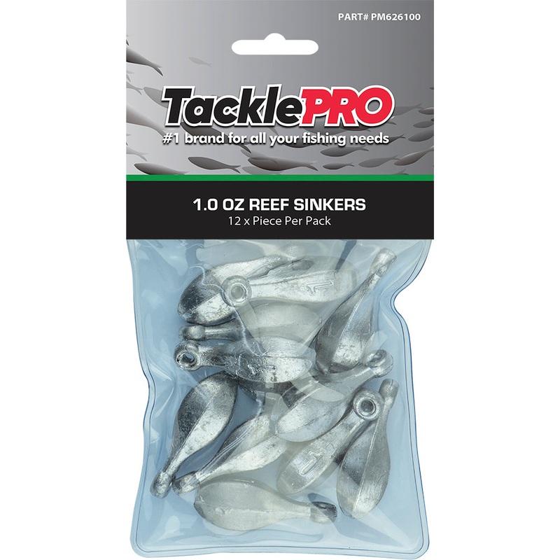 TacklePro Reef Sinker 1.0oz – 12pc Pack