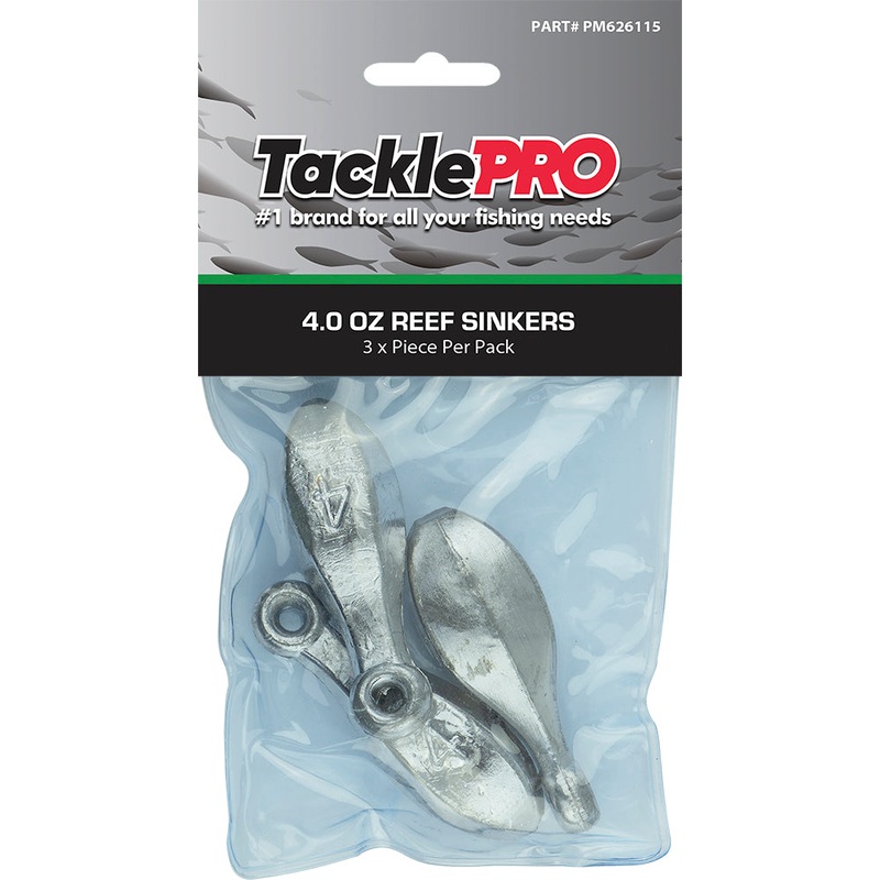 TacklePro Reef Sinker 4.0oz – 3pc Pack