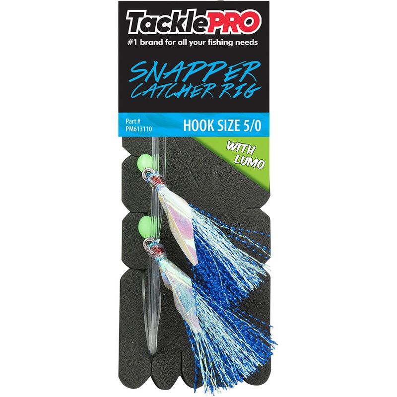 TacklePro Snapper Catcher Blue & Lumo – 5/0