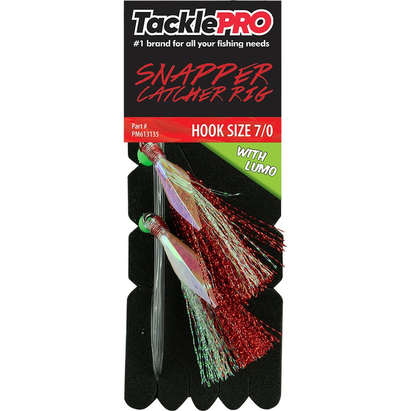 TacklePro Snapper Catcher Red & Lumo – 7/0