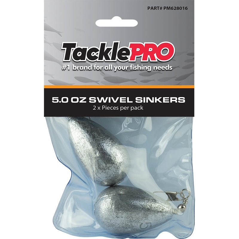 TacklePro Swivel Sinker 5.0oz – 2pc