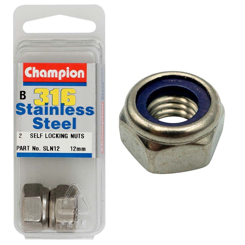 Champion 316/A4 M12 Self Locking Nut (C)