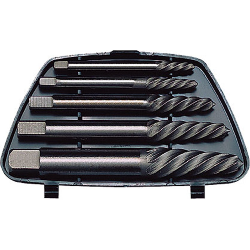 Teng 5pc Screw Extractor Set – Round Shank