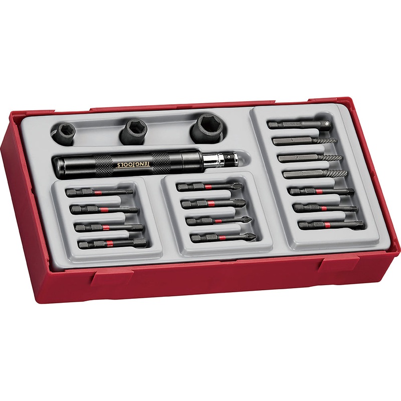 Teng 19pc 1/4in Dr. Impact Driver Set – TC-Tray