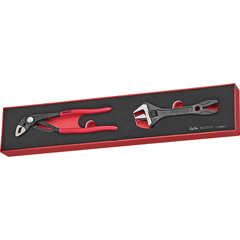 Teng 2pc Plier/Adjustable Wrench Set – TEX-Tray