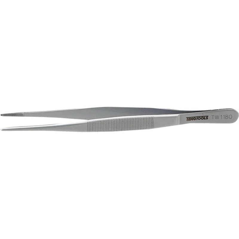 Teng Precision Tweezer 180mm Straight Serrated