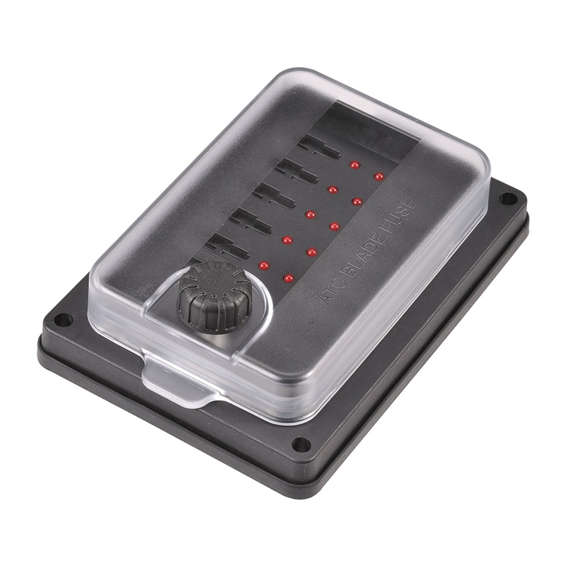 10 WAY ATS LED FUSE BOX WEATHERPROOF