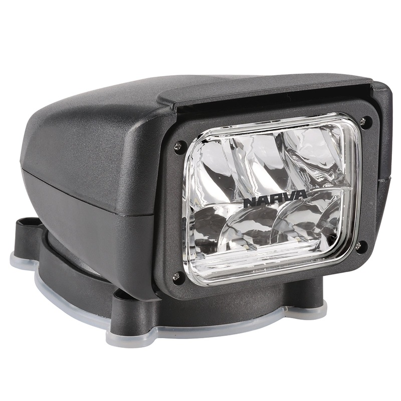 12V 3000 LUMEN REMOTE CONTROL LED BLACK SEARCH LAMP