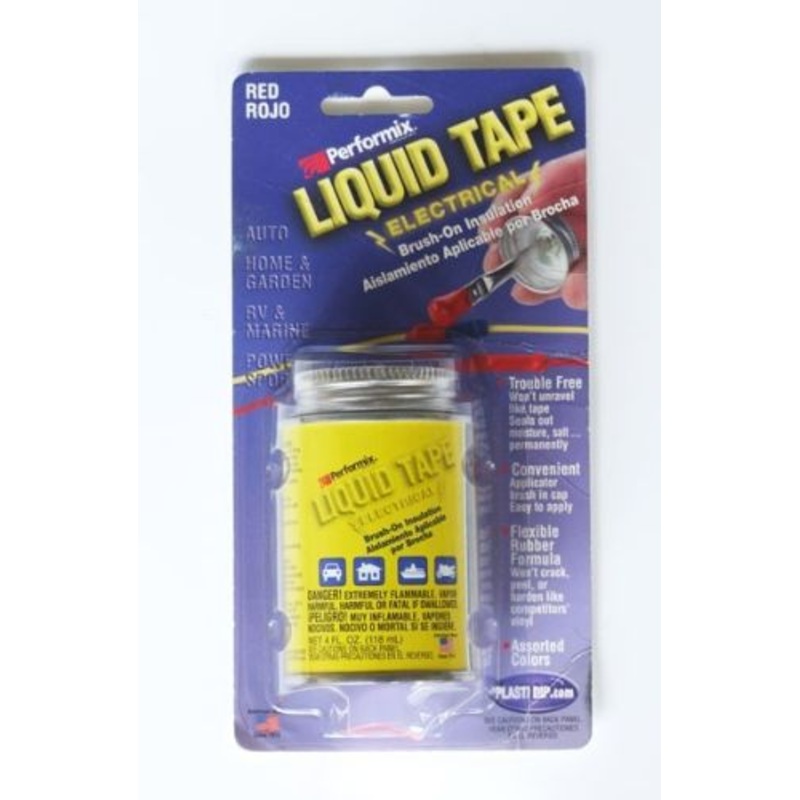 BRUSH ON LIQUID TAPE 118ML RED