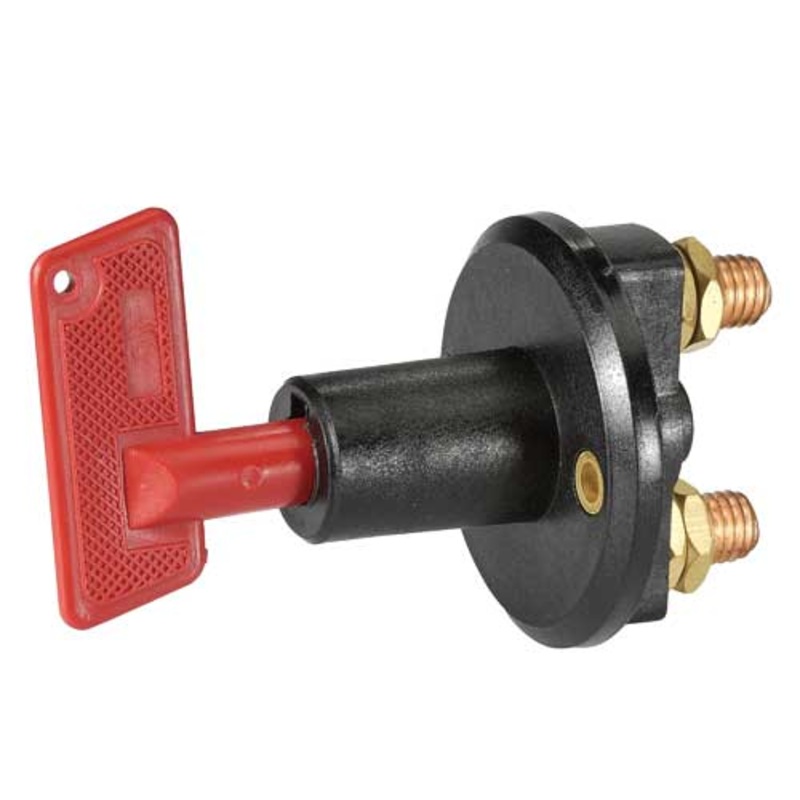 PLASTIC BATTERY MASTER SWITCH WITH REMOVABLE KEY – BLISTER