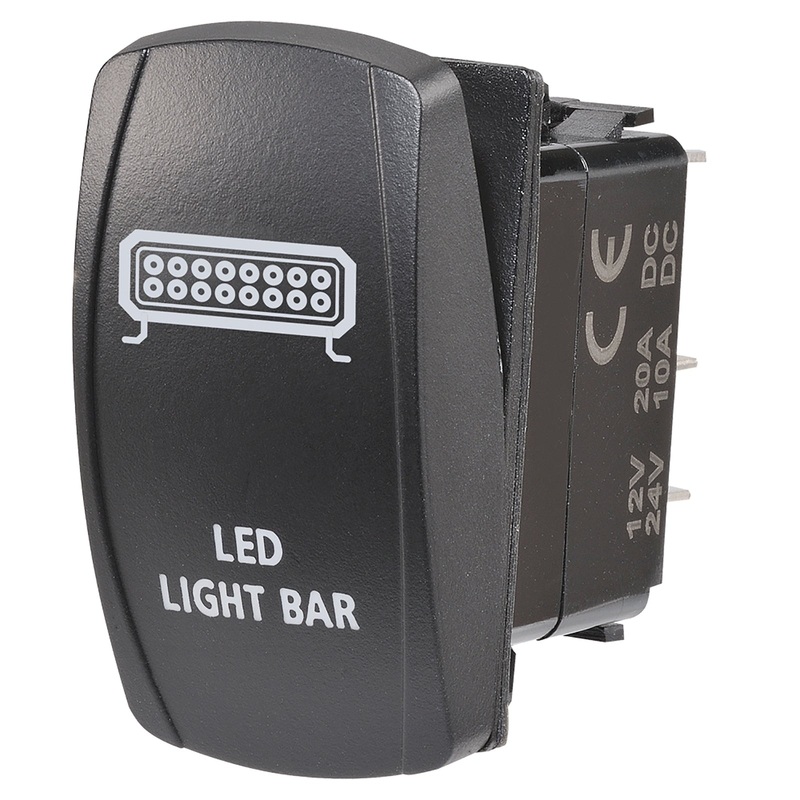 ROCKER SWITCH OFF/ON BLUE LED LIGHT