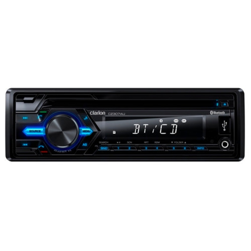 SINGLE DIN CD MP3 RECEIVER WITH BLUETOOTH AND USB