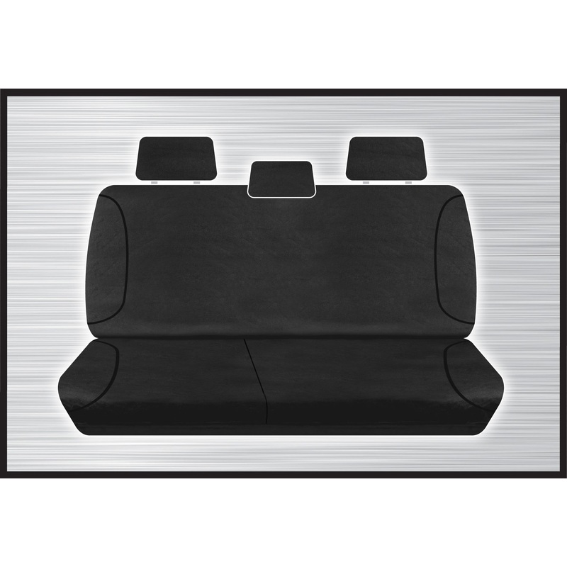 BLACK CANVAS REAR BENCH SEAT COVER – AMAROK 02/2011 ONWARD