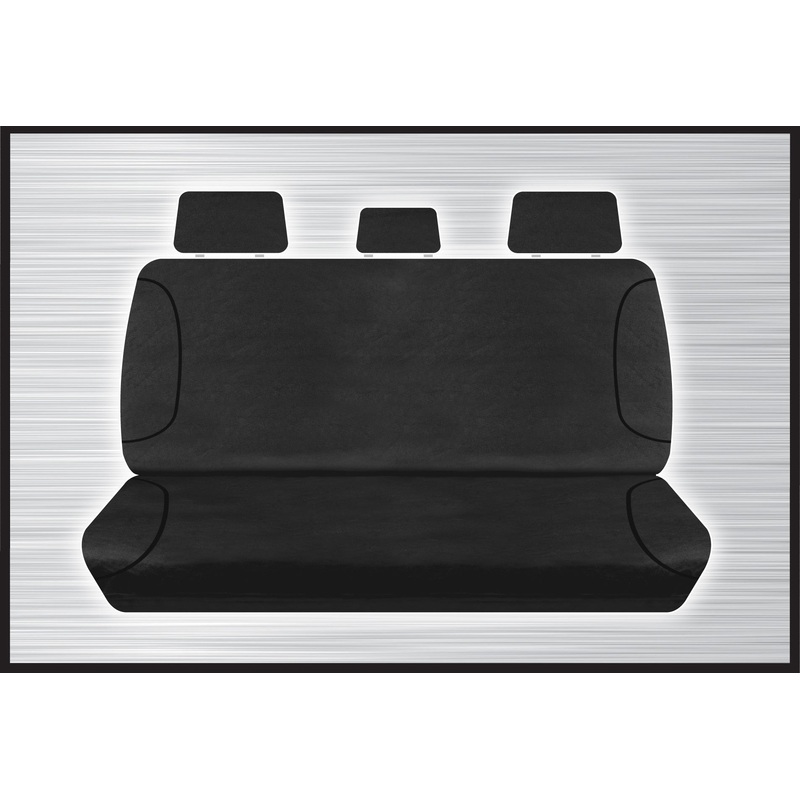 BLACK CANVAS REAR BENCH SEAT COVER – HILUX VARIOUS 05/2005+