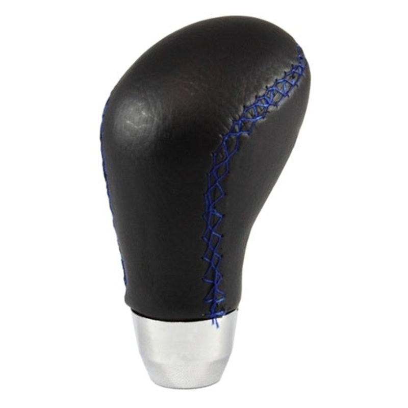 CURVED BLUE STITCHING GEAR KNOB