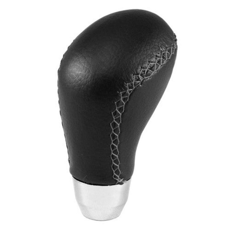 CURVED GREY STITCHING GEAR KNOB