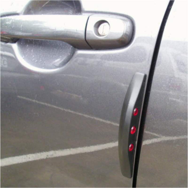 DOOR PROTECTOR BLACK REFLECTORS SET4