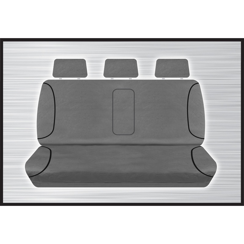 GREY CANVAS REAR BENCH SEAT COVER – TRITON 05/2015 ONWARD