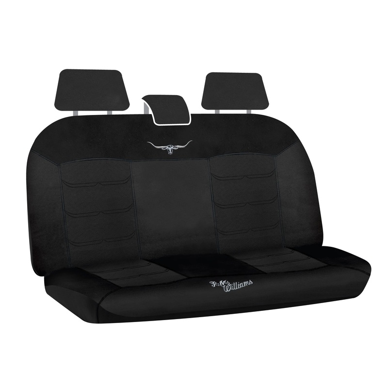 MESH BACK SEAT COVER BLACK SIZE 06