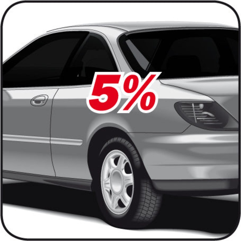 PROFESSIONAL WINDOW TINT 5%