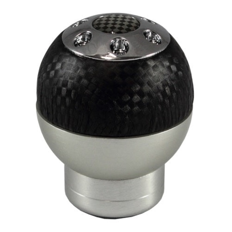 ROUND BLACK TOP GEAR KNOB