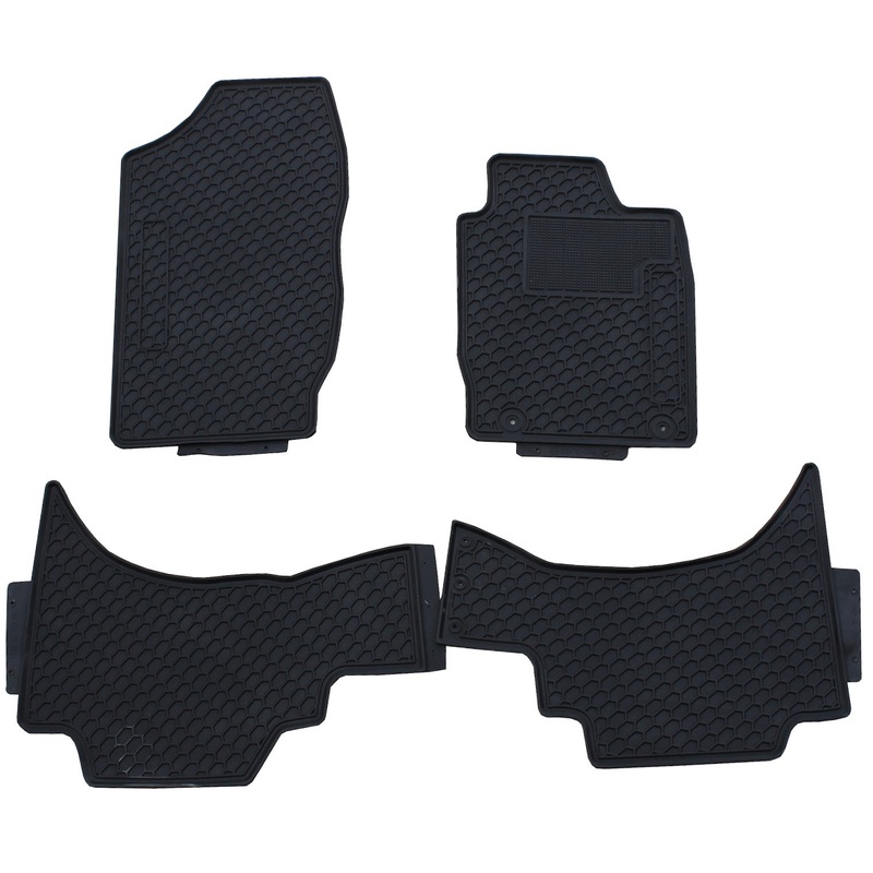 ALL WEATHER FRONT & REAR MAT SET – MITSUBISHI TRITON 2017 ON