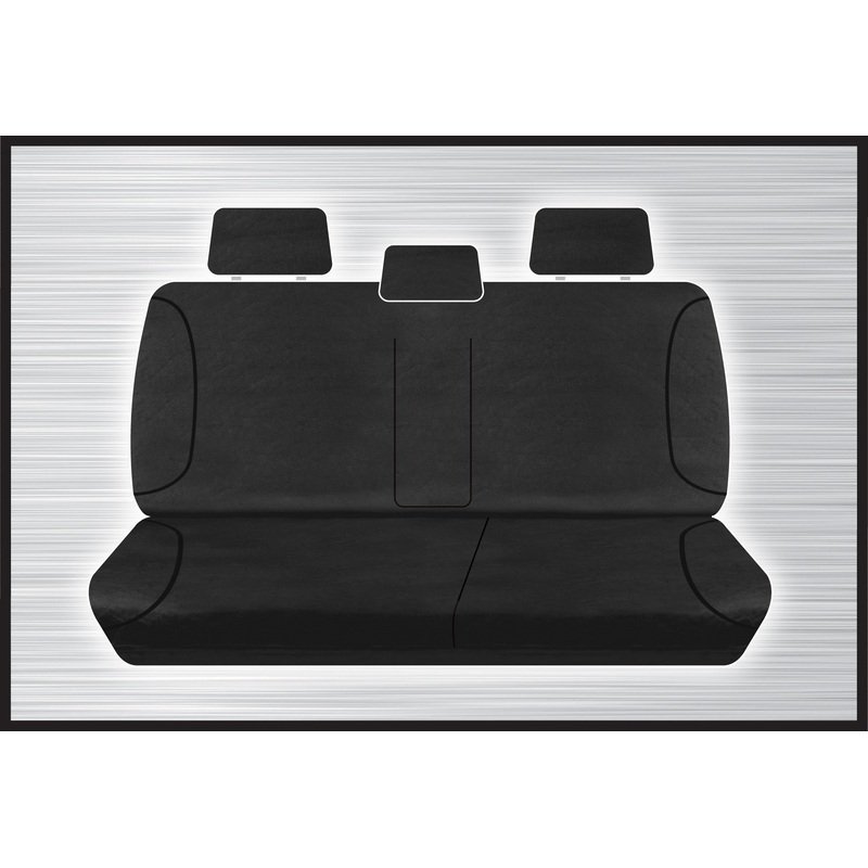 BLACK CANVAS REAR BENCH SEAT COVER – DMAX