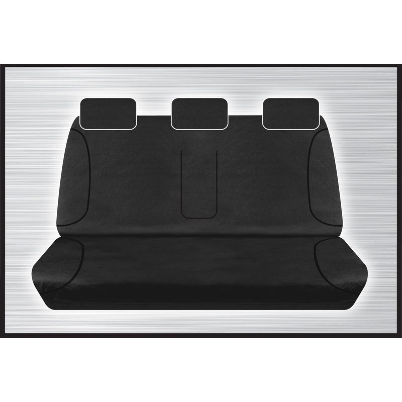 BLACK CANVAS REAR BENCH SEAT COVER  – RANGER/BT50