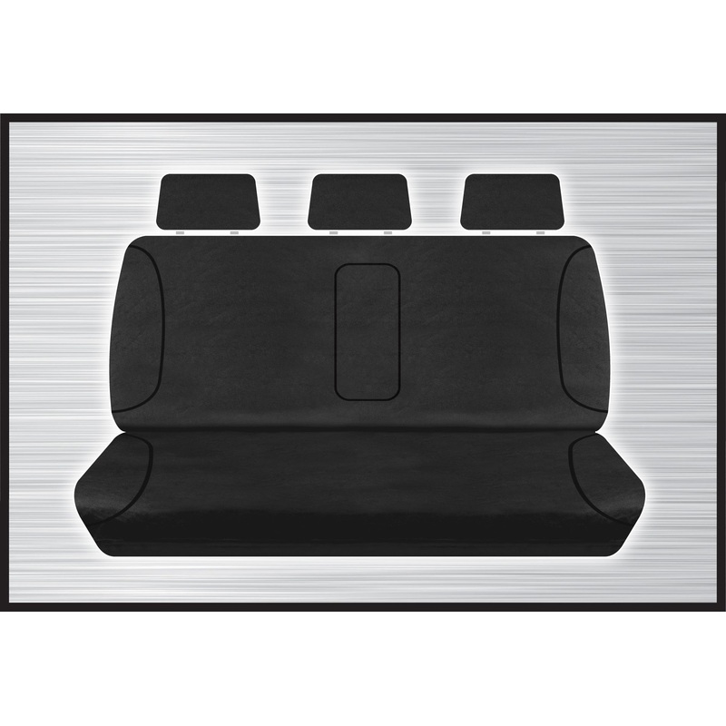 BLACK CANVAS REAR BENCH SEAT COVER – TRITON 05/2015 ONWARD