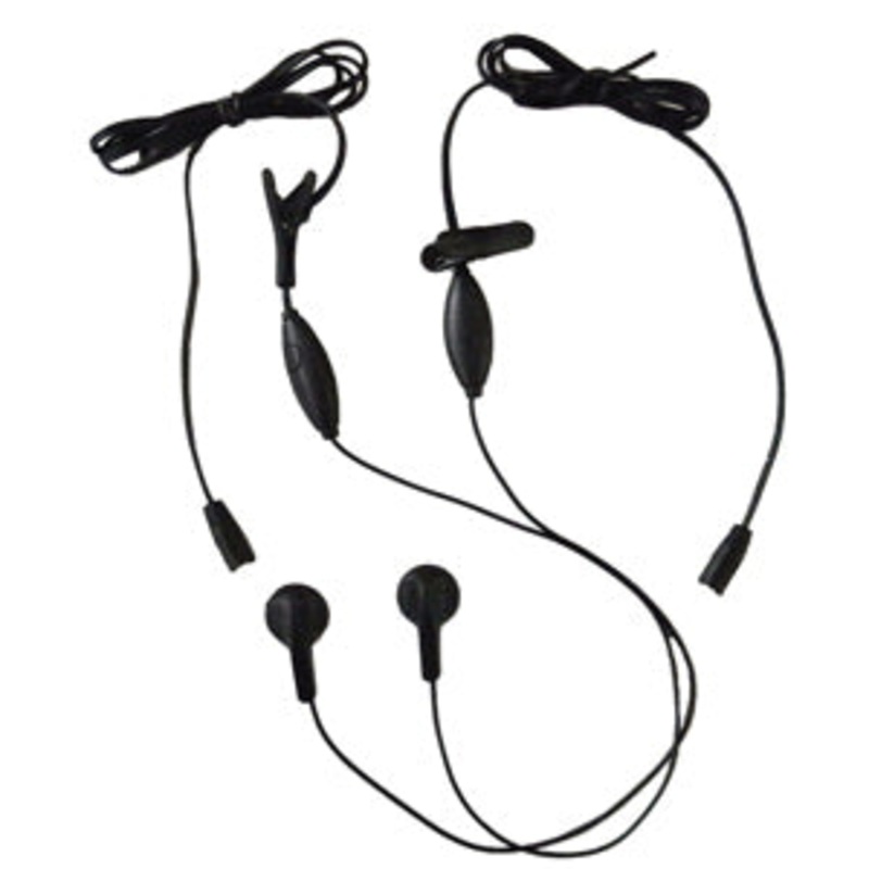EARPHONE WITH MICROPHONE 1 PAIR