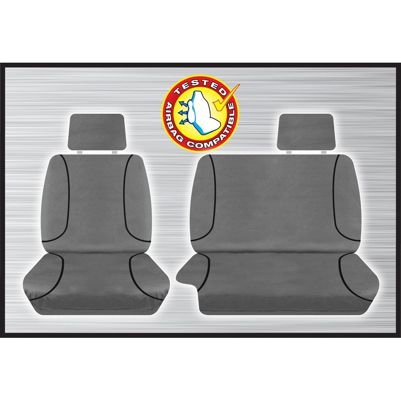 GREY CANVAS FRONT SEAT COVER SET – RANGER/BT50