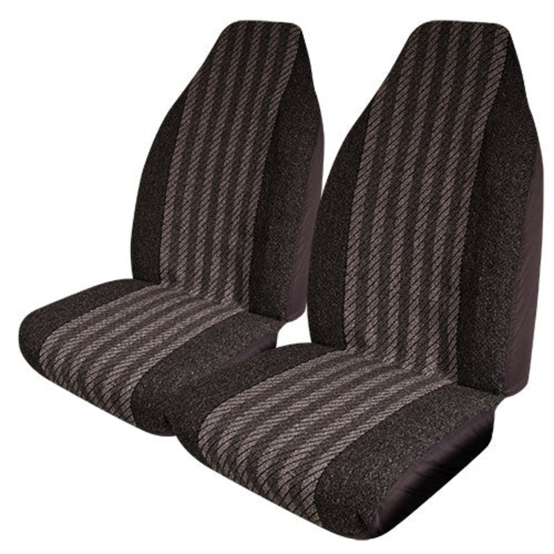 ROADSTAR GREY FRONT SEAT COVER PAIR