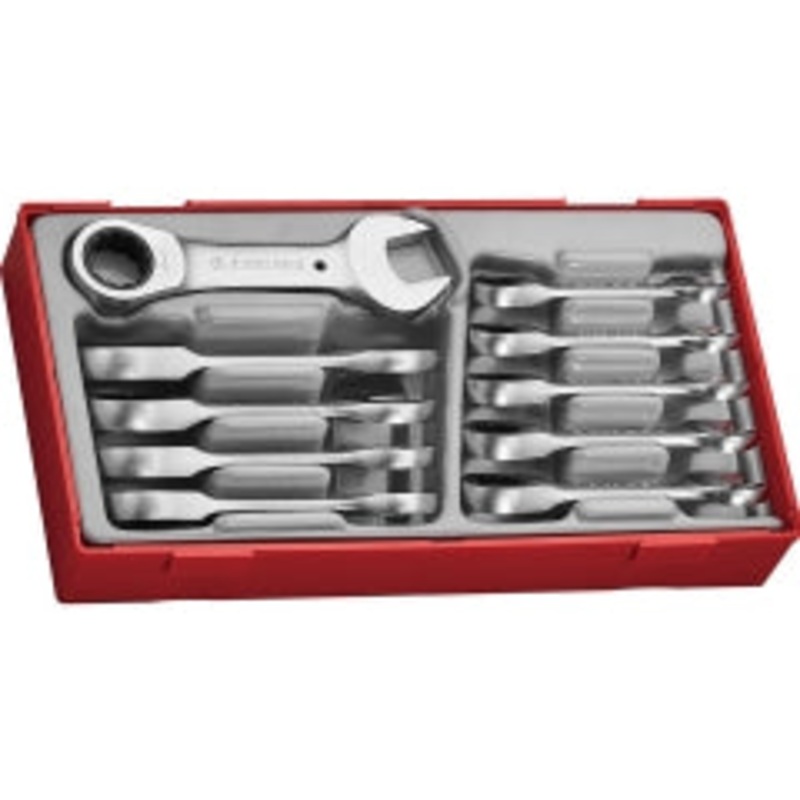 Teng 10pc Stubby Ratchet Combination Spanner Set – TC-Tray