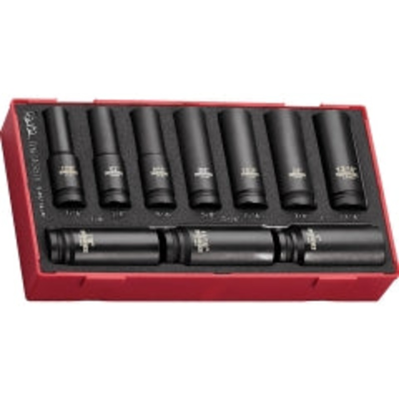 Teng 14pc 1/2in Dr. AF Deep Impact Socket Set 6-Pnt (EVA)