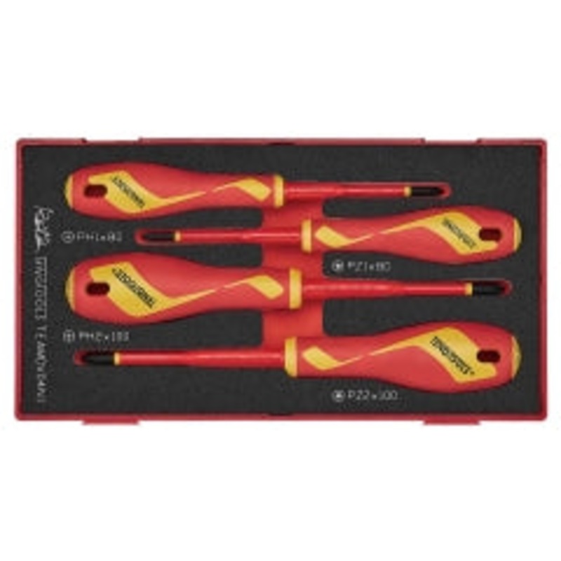 Teng 4pc Screwdriver Set Insulated PH/PZ