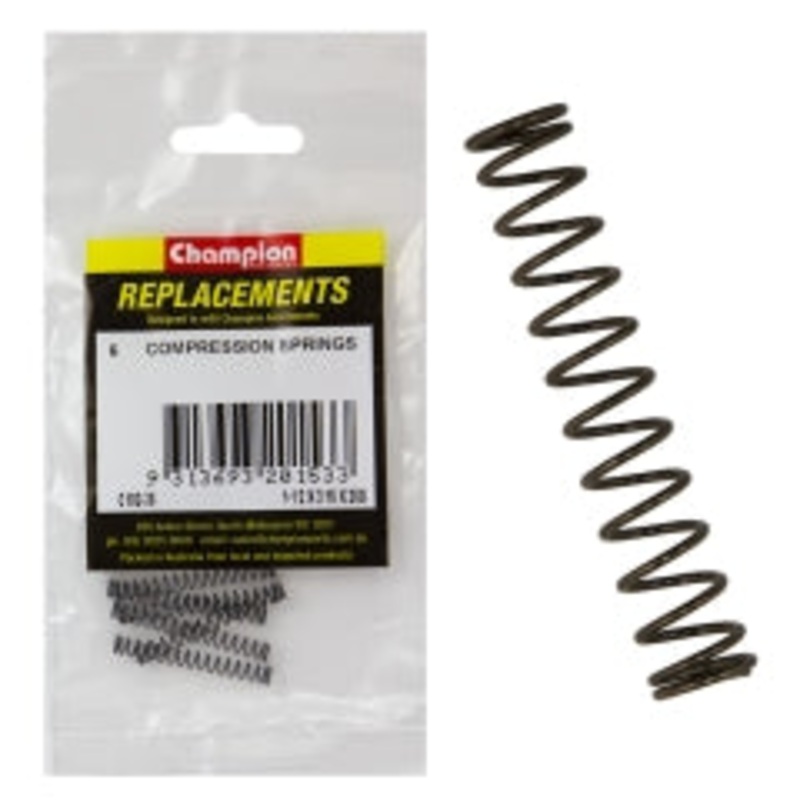 Champion 1-1/2(L) x 3/16in (O.D) x26G Compression Spring-6pk