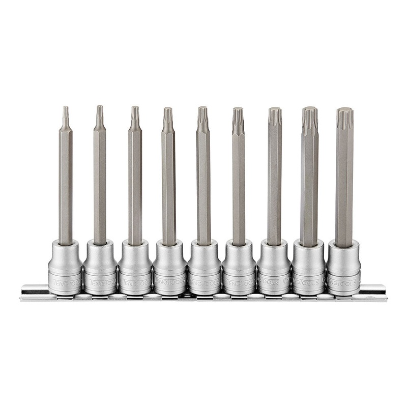 Teng 9pc 3/8in Dr. Long TX Bit Socket Set – TX10-TX50