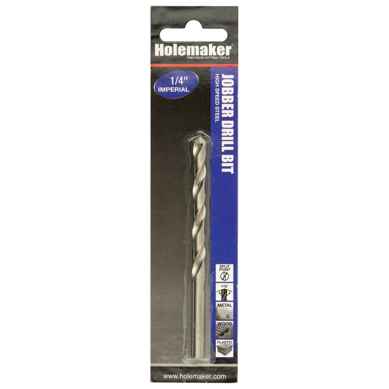 Holemaker Jobber Drill 1/4in – 1pc (Carded)